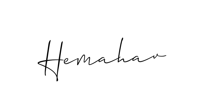 Check out images of Autograph of Hemahav name. Actor Hemahav Signature Style. Allison_Script is a professional sign style online. Hemahav signature style 2 images and pictures png