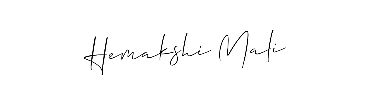 See photos of Hemakshi Mali official signature by Spectra . Check more albums & portfolios. Read reviews & check more about Allison_Script font. Hemakshi Mali signature style 2 images and pictures png