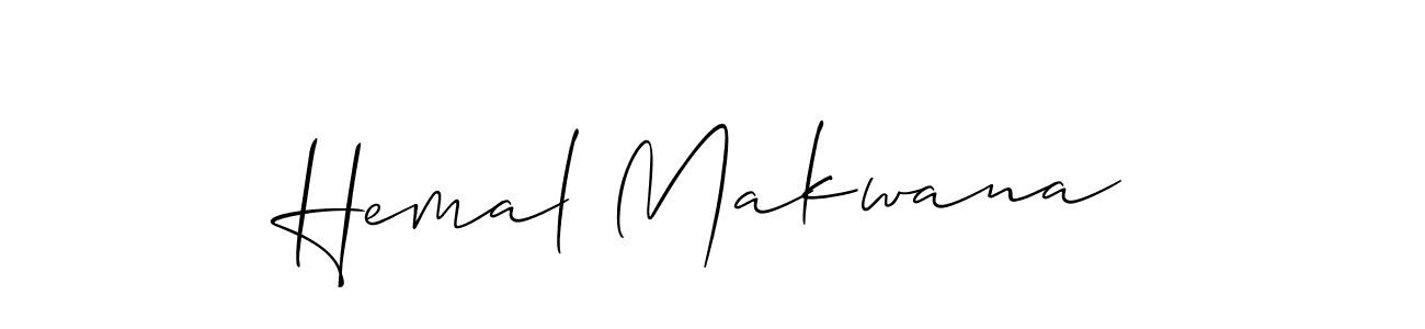 Also You can easily find your signature by using the search form. We will create Hemal Makwana name handwritten signature images for you free of cost using Allison_Script sign style. Hemal Makwana signature style 2 images and pictures png