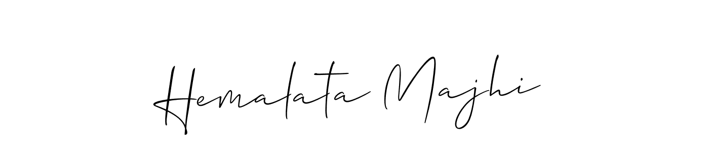 It looks lik you need a new signature style for name Hemalata Majhi. Design unique handwritten (Allison_Script) signature with our free signature maker in just a few clicks. Hemalata Majhi signature style 2 images and pictures png