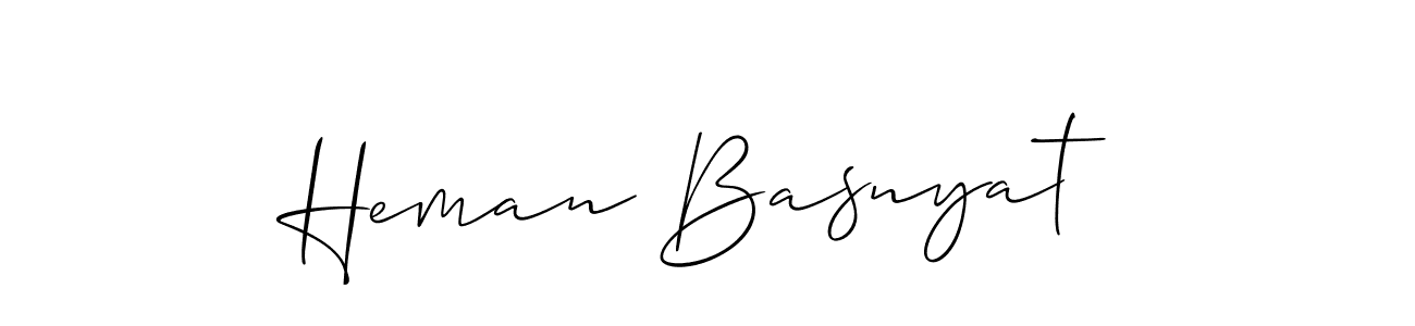 Make a short Heman Basnyat signature style. Manage your documents anywhere anytime using Allison_Script. Create and add eSignatures, submit forms, share and send files easily. Heman Basnyat signature style 2 images and pictures png