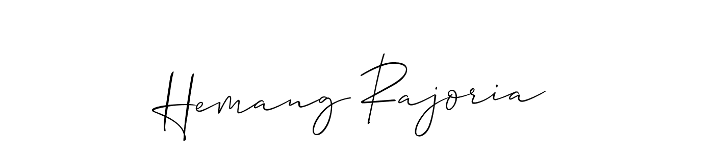 Make a beautiful signature design for name Hemang Rajoria. Use this online signature maker to create a handwritten signature for free. Hemang Rajoria signature style 2 images and pictures png