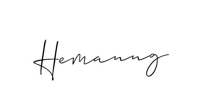 Make a short Hemanng signature style. Manage your documents anywhere anytime using Allison_Script. Create and add eSignatures, submit forms, share and send files easily. Hemanng signature style 2 images and pictures png