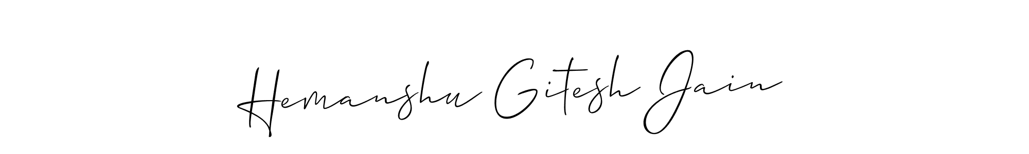 Check out images of Autograph of Hemanshu Gitesh Jain name. Actor Hemanshu Gitesh Jain Signature Style. Allison_Script is a professional sign style online. Hemanshu Gitesh Jain signature style 2 images and pictures png