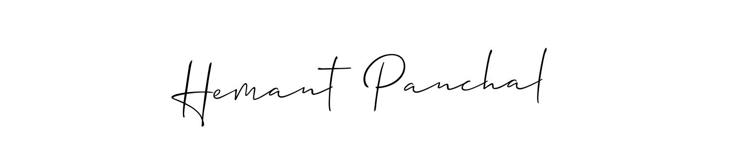 Also we have Hemant  Panchal name is the best signature style. Create professional handwritten signature collection using Allison_Script autograph style. Hemant  Panchal signature style 2 images and pictures png