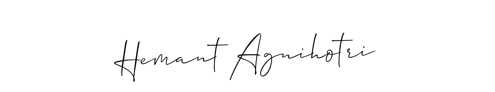 Here are the top 10 professional signature styles for the name Hemant Agnihotri. These are the best autograph styles you can use for your name. Hemant Agnihotri signature style 2 images and pictures png