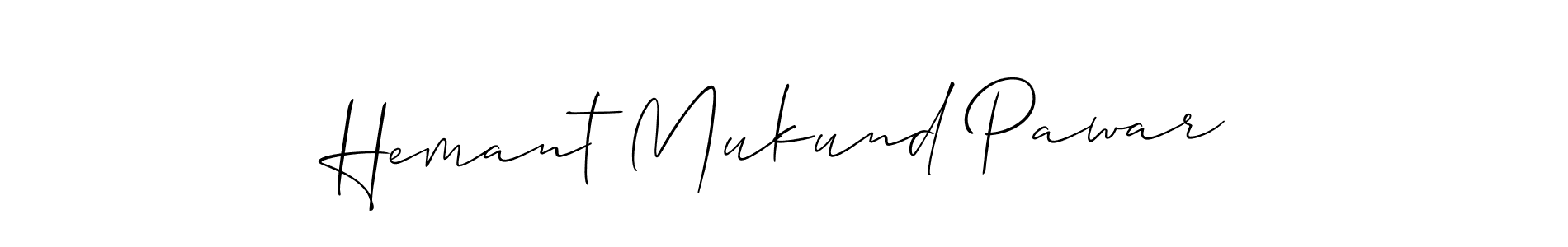 Once you've used our free online signature maker to create your best signature Allison_Script style, it's time to enjoy all of the benefits that Hemant Mukund Pawar name signing documents. Hemant Mukund Pawar signature style 2 images and pictures png