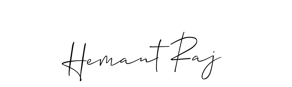 Also we have Hemant Raj name is the best signature style. Create professional handwritten signature collection using Allison_Script autograph style. Hemant Raj signature style 2 images and pictures png