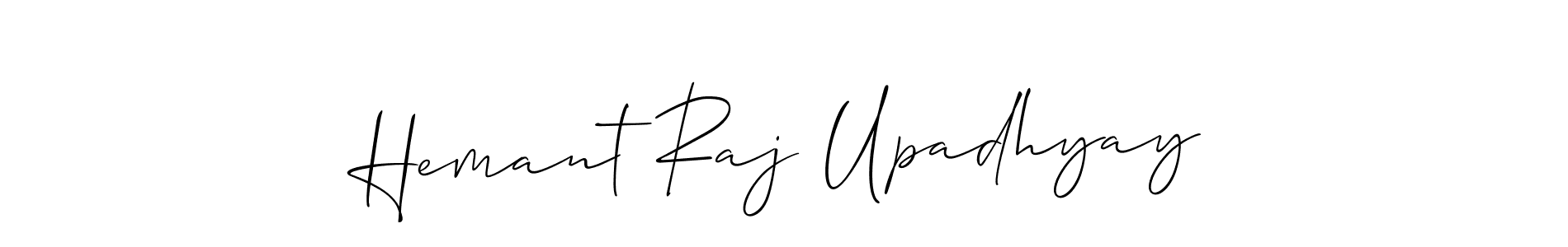 Make a short Hemant Raj Upadhyay signature style. Manage your documents anywhere anytime using Allison_Script. Create and add eSignatures, submit forms, share and send files easily. Hemant Raj Upadhyay signature style 2 images and pictures png