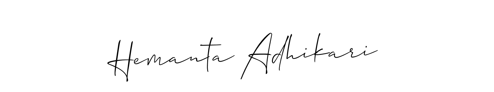 See photos of Hemanta Adhikari official signature by Spectra . Check more albums & portfolios. Read reviews & check more about Allison_Script font. Hemanta Adhikari signature style 2 images and pictures png