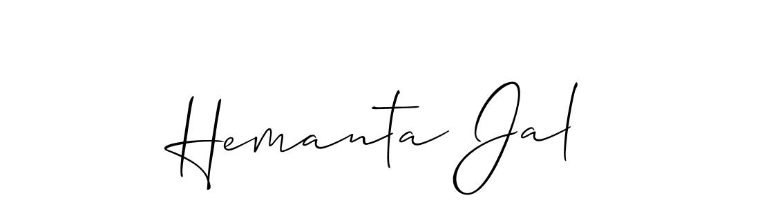 Hemanta Jal stylish signature style. Best Handwritten Sign (Allison_Script) for my name. Handwritten Signature Collection Ideas for my name Hemanta Jal. Hemanta Jal signature style 2 images and pictures png