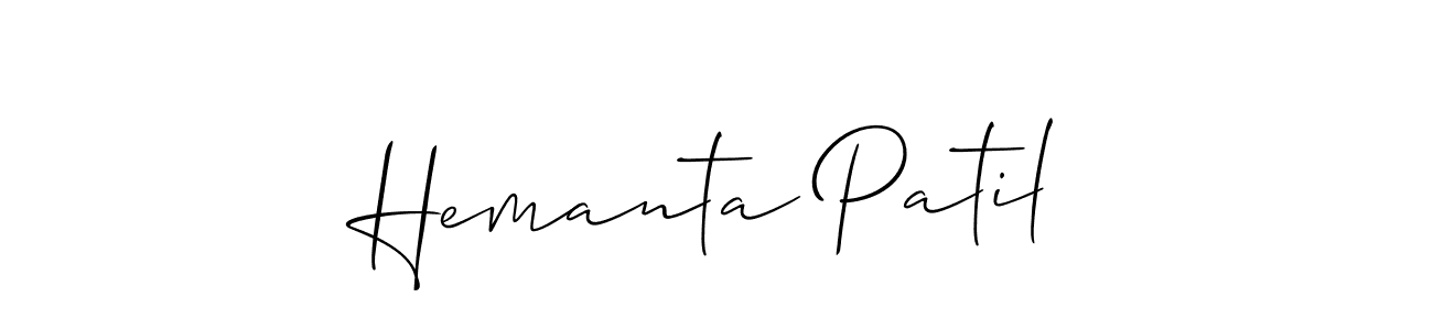 Check out images of Autograph of Hemanta Patil name. Actor Hemanta Patil Signature Style. Allison_Script is a professional sign style online. Hemanta Patil signature style 2 images and pictures png