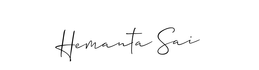 You can use this online signature creator to create a handwritten signature for the name Hemanta Sai. This is the best online autograph maker. Hemanta Sai signature style 2 images and pictures png