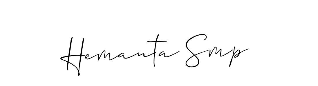if you are searching for the best signature style for your name Hemanta Smp. so please give up your signature search. here we have designed multiple signature styles  using Allison_Script. Hemanta Smp signature style 2 images and pictures png