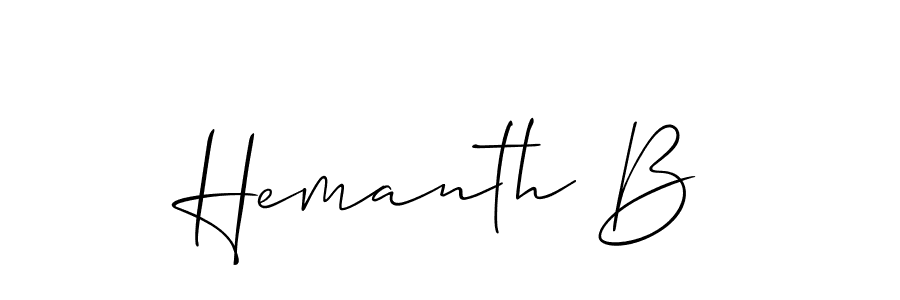 You can use this online signature creator to create a handwritten signature for the name Hemanth B. This is the best online autograph maker. Hemanth B signature style 2 images and pictures png