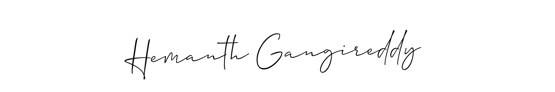 How to Draw Hemanth Gangireddy signature style? Allison_Script is a latest design signature styles for name Hemanth Gangireddy. Hemanth Gangireddy signature style 2 images and pictures png