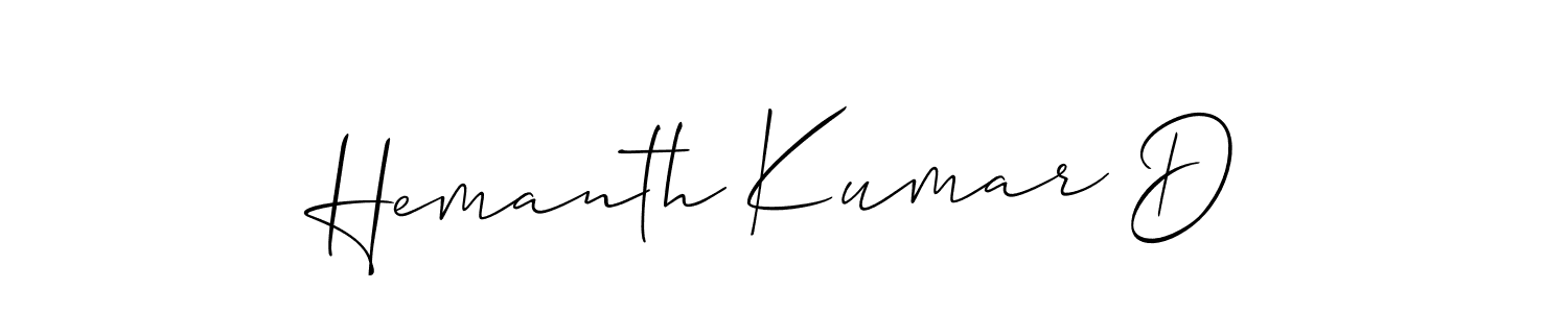 You can use this online signature creator to create a handwritten signature for the name Hemanth Kumar D. This is the best online autograph maker. Hemanth Kumar D signature style 2 images and pictures png