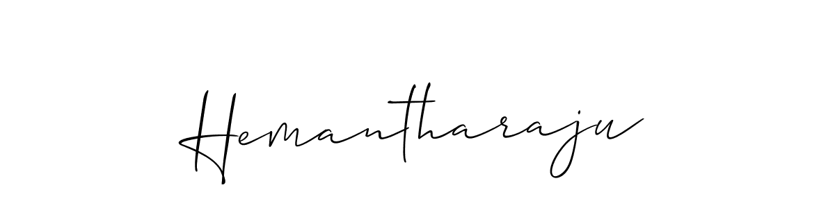 if you are searching for the best signature style for your name Hemantharaju. so please give up your signature search. here we have designed multiple signature styles  using Allison_Script. Hemantharaju signature style 2 images and pictures png