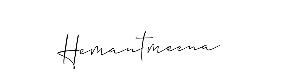 Make a beautiful signature design for name Hemantmeena. Use this online signature maker to create a handwritten signature for free. Hemantmeena signature style 2 images and pictures png