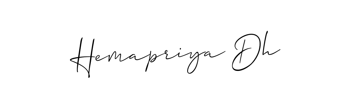 Check out images of Autograph of Hemapriya Dh name. Actor Hemapriya Dh Signature Style. Allison_Script is a professional sign style online. Hemapriya Dh signature style 2 images and pictures png