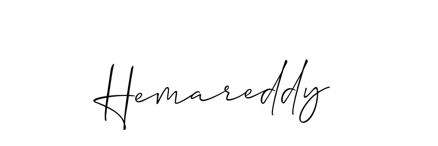 Hemareddy stylish signature style. Best Handwritten Sign (Allison_Script) for my name. Handwritten Signature Collection Ideas for my name Hemareddy. Hemareddy signature style 2 images and pictures png