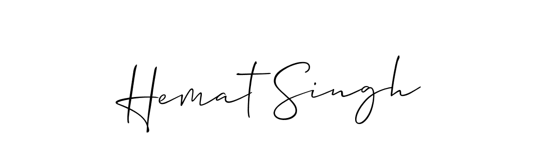 if you are searching for the best signature style for your name Hemat Singh. so please give up your signature search. here we have designed multiple signature styles  using Allison_Script. Hemat Singh signature style 2 images and pictures png