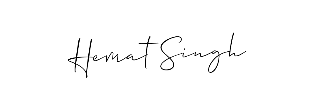 You should practise on your own different ways (Allison_Script) to write your name (Hemat Singh) in signature. don't let someone else do it for you. Hemat Singh signature style 2 images and pictures png