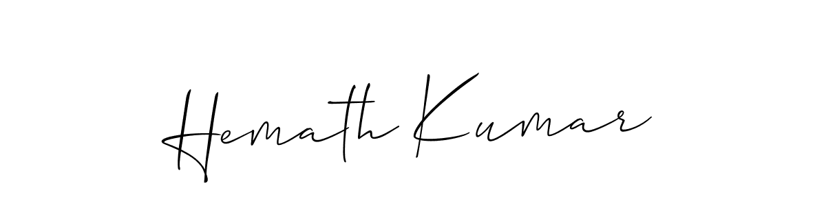 This is the best signature style for the Hemath Kumar name. Also you like these signature font (Allison_Script). Mix name signature. Hemath Kumar signature style 2 images and pictures png
