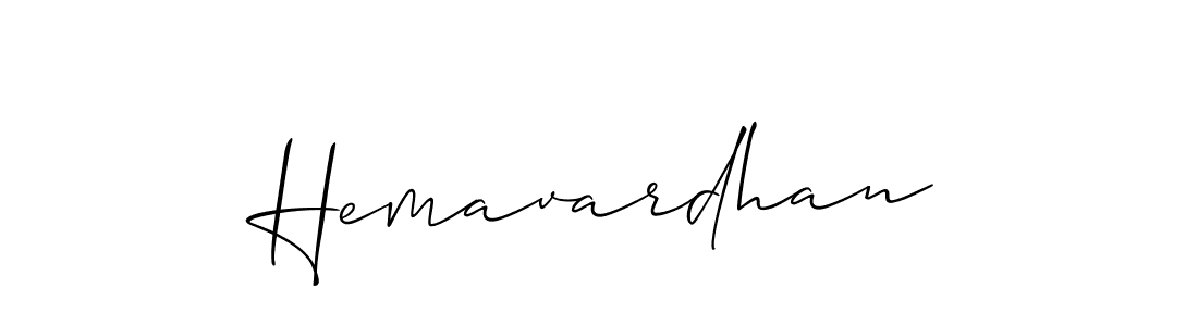 How to make Hemavardhan name signature. Use Allison_Script style for creating short signs online. This is the latest handwritten sign. Hemavardhan signature style 2 images and pictures png