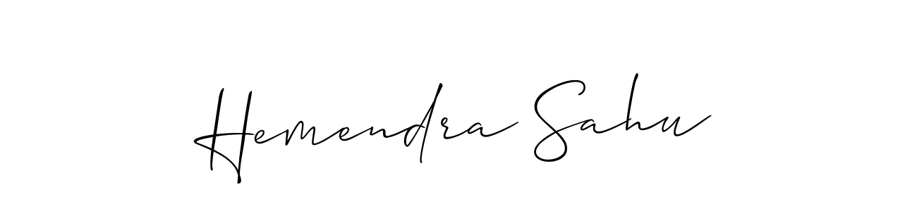 Once you've used our free online signature maker to create your best signature Allison_Script style, it's time to enjoy all of the benefits that Hemendra Sahu name signing documents. Hemendra Sahu signature style 2 images and pictures png