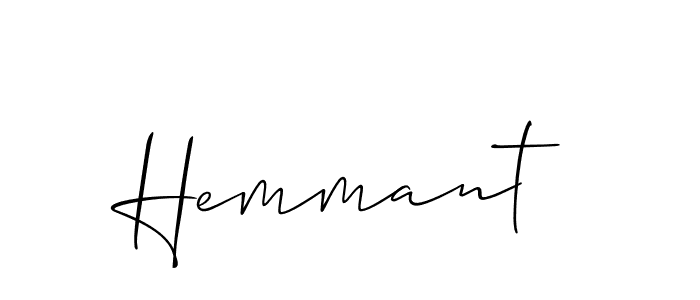 How to Draw Hemmant signature style? Allison_Script is a latest design signature styles for name Hemmant. Hemmant signature style 2 images and pictures png