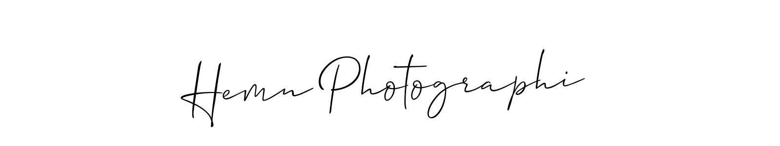 Once you've used our free online signature maker to create your best signature Allison_Script style, it's time to enjoy all of the benefits that Hemn Photographi name signing documents. Hemn Photographi signature style 2 images and pictures png