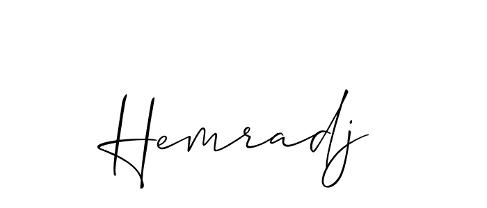 Also You can easily find your signature by using the search form. We will create Hemradj name handwritten signature images for you free of cost using Allison_Script sign style. Hemradj signature style 2 images and pictures png