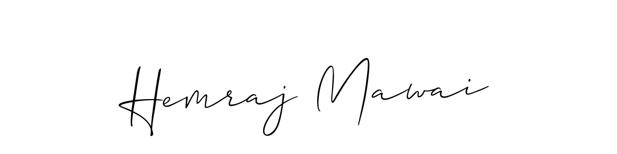 How to Draw Hemraj Mawai signature style? Allison_Script is a latest design signature styles for name Hemraj Mawai. Hemraj Mawai signature style 2 images and pictures png