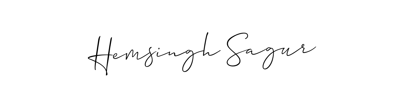 Once you've used our free online signature maker to create your best signature Allison_Script style, it's time to enjoy all of the benefits that Hemsingh Sagur name signing documents. Hemsingh Sagur signature style 2 images and pictures png
