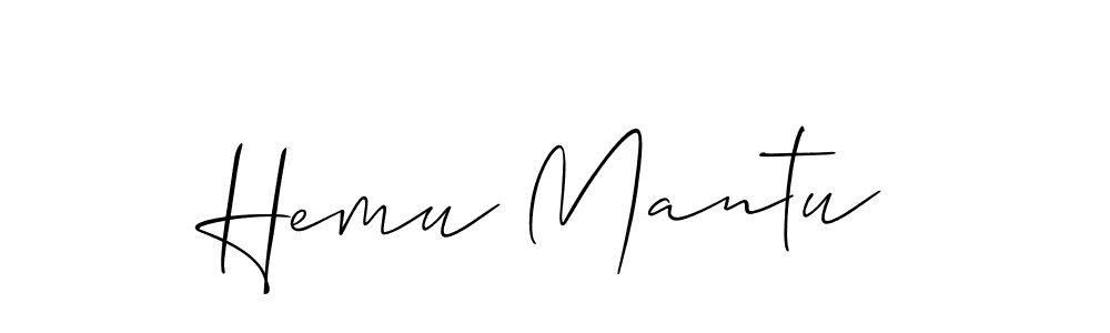 How to Draw Hemu Mantu signature style? Allison_Script is a latest design signature styles for name Hemu Mantu. Hemu Mantu signature style 2 images and pictures png