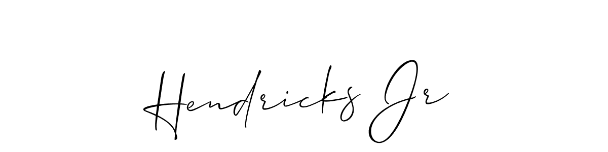 How to Draw Hendricks Jr signature style? Allison_Script is a latest design signature styles for name Hendricks Jr. Hendricks Jr signature style 2 images and pictures png