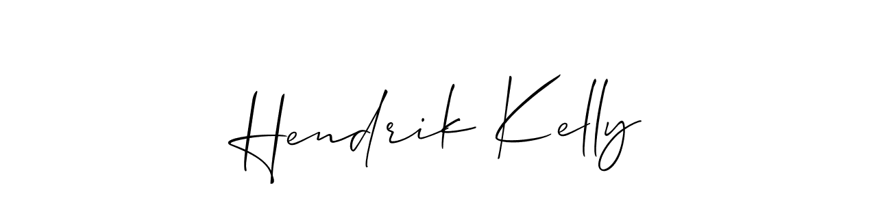 How to make Hendrik Kelly signature? Allison_Script is a professional autograph style. Create handwritten signature for Hendrik Kelly name. Hendrik Kelly signature style 2 images and pictures png