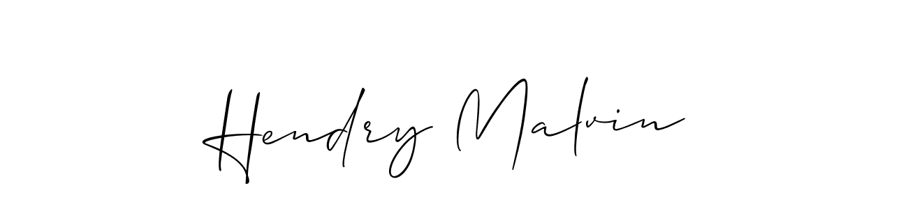 How to Draw Hendry Malvin signature style? Allison_Script is a latest design signature styles for name Hendry Malvin. Hendry Malvin signature style 2 images and pictures png