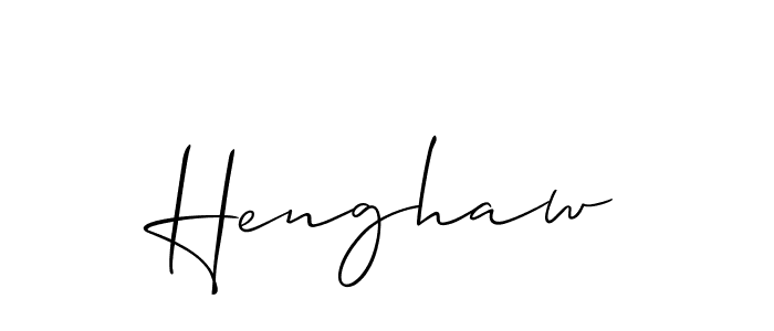 Similarly Allison_Script is the best handwritten signature design. Signature creator online .You can use it as an online autograph creator for name Henghaw. Henghaw signature style 2 images and pictures png