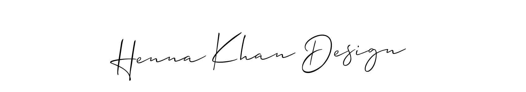 Also You can easily find your signature by using the search form. We will create Henna Khan Design name handwritten signature images for you free of cost using Allison_Script sign style. Henna Khan Design signature style 2 images and pictures png