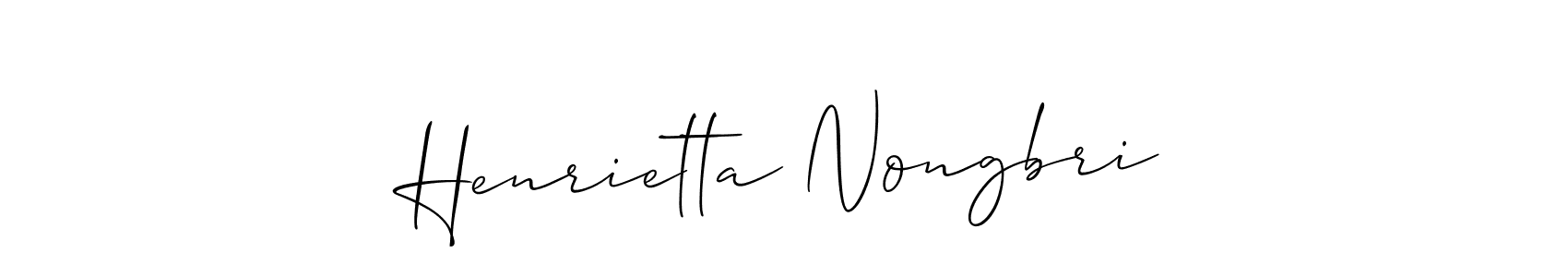 Best and Professional Signature Style for Henrietta Nongbri. Allison_Script Best Signature Style Collection. Henrietta Nongbri signature style 2 images and pictures png