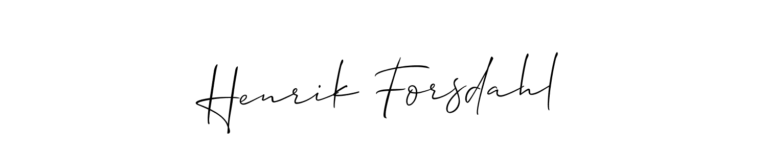 Make a short Henrik Forsdahl signature style. Manage your documents anywhere anytime using Allison_Script. Create and add eSignatures, submit forms, share and send files easily. Henrik Forsdahl signature style 2 images and pictures png