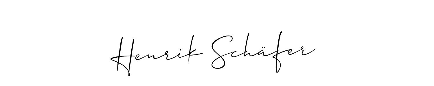 if you are searching for the best signature style for your name Henrik Schäfer. so please give up your signature search. here we have designed multiple signature styles  using Allison_Script. Henrik Schäfer signature style 2 images and pictures png