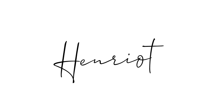 Also You can easily find your signature by using the search form. We will create Henriot name handwritten signature images for you free of cost using Allison_Script sign style. Henriot signature style 2 images and pictures png