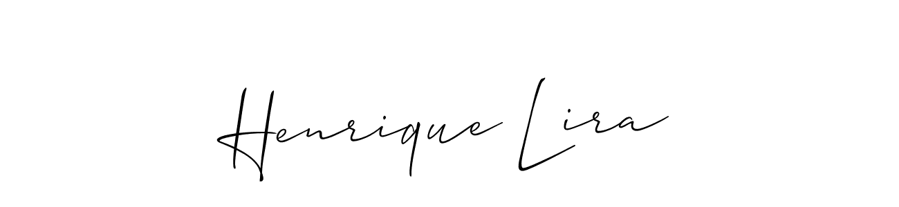 Best and Professional Signature Style for Henrique Lira. Allison_Script Best Signature Style Collection. Henrique Lira signature style 2 images and pictures png