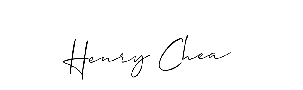 Henry Chea stylish signature style. Best Handwritten Sign (Allison_Script) for my name. Handwritten Signature Collection Ideas for my name Henry Chea. Henry Chea signature style 2 images and pictures png