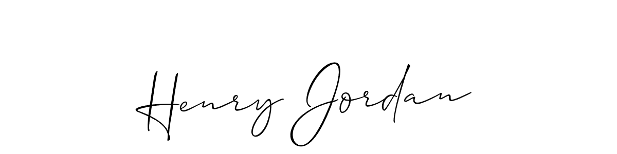 Best and Professional Signature Style for Henry Jordan. Allison_Script Best Signature Style Collection. Henry Jordan signature style 2 images and pictures png