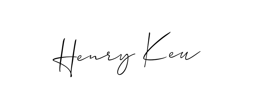 Best and Professional Signature Style for Henry Keu. Allison_Script Best Signature Style Collection. Henry Keu signature style 2 images and pictures png