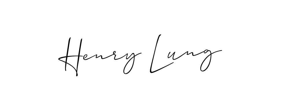 This is the best signature style for the Henry Lung name. Also you like these signature font (Allison_Script). Mix name signature. Henry Lung signature style 2 images and pictures png